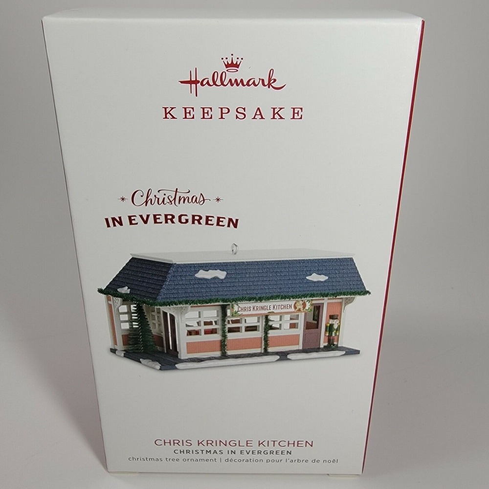 2018 Hallmark Keepsake Christmas in Evergreen Chris Kringle Kitchen Ornament
